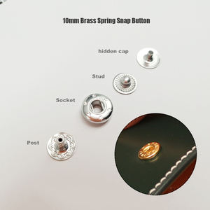 DWDP-SB01 8mm 10mm 12mm Four-<strong>part</strong> <strong>S</strong>-spring Snap Buttons Hidden Snap Fastener - Product Image 4