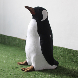 نموذج بطريق كبير الحجم من الألياف الزجاجية مع أجنحة متحركة وتقنية البلوتوث، تمثال حيواني محاكي للواقع، زينة عيد الميلاد - Product Image 3