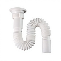 Tuyau de vidange linéaire cylindrique multicolore de style italien HJSJ pour éviers de serpillière, flexible, anti-odeur, avec filtre, tuyau de drainage personnalisé