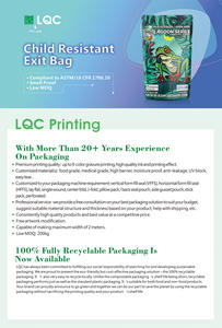 Bolsas <span class=keywords><strong>de</strong></span> Plástico con Cierre Hermético Personalizadas para Alimentos, Ideales para Snacks, Dulces, Nueces, Té, Café y Carne Seca - Product Image 5