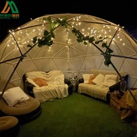Dôme de Camping de luxe de 3.6m, tente Igloo transparente en TPU, bulle gonflable, transparente, en stock