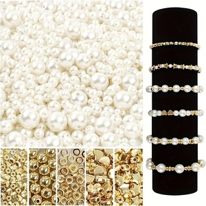 1300 pièces <span class=keywords><strong>perles</strong></span> perforées <span class=keywords><strong>perles</strong></span> entretoises dans diverses formes <span class=keywords><strong>pour</strong></span> <span class=keywords><strong>bijoux</strong></span> faits à la main bricolage artisanat perle Bracelet faisant <span class=keywords><strong>Kit</strong></span> - Product Image 1