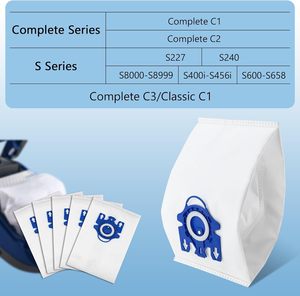 Sacs de remplacement VC 3D Airclean (10) Filtres de protection du moteur <span class=keywords><strong>pour</strong></span> aspirateurs Miele GN Classic Series (C2/C3/S2/S5/S8/S400) - Product Image 4