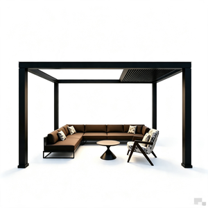 Pérgola Retráctil Eléctrica Inteligente RKOVE, de Aluminio, Impermeable, para Jardín Exterior - Product Image 1