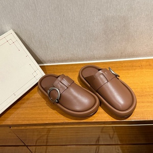 Sabots pour femmes à plateforme avec bandeau vintage, confortables, à semelle plate, décontractés, style loungewear, pantacourts et sandales d'extérieur - Product Image 2