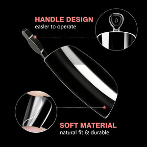 Faux ongles d'orteils ultra-fins à couverture complète, transparents mats, sans lime, à presser, pour salon de manucure, vente en gros - Product Image 6