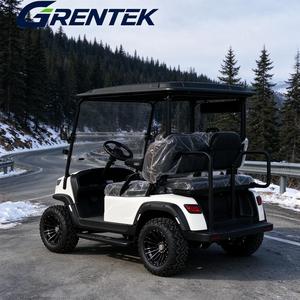 Carrito de Golf Todoterreno para 4 Pasajeros, Vehículo de Golf Eléctrico de Litio con Suspensión Independiente, Pantalla Grande, Audio y Color Personalizado - Product Image 1