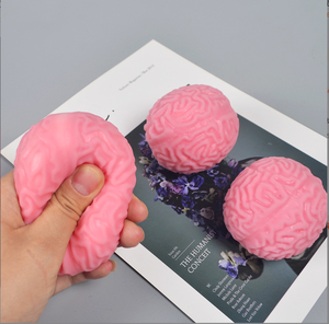 Novedosas Pelotas Antiestrés con Forma de Cerebro, Juguetes de Pelota Roja para Niños y Niñas de 5 a 7 Años, Juguetes de Descompresión Aterradores y Divertidos - Product Image 3