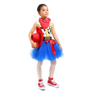 Vestido de Halloween de alta calidad con dibujos animados de vaquero para niñas, conjunto de actuaciones, disfraz de Toy Story, Buzz Lightyear, falda de Cosplay de <span class=keywords><strong>Woody</strong></span> - Product Image 2