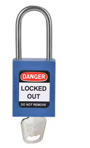 Cadenas de sécurité en nylon de qualité supérieure direct d'usine de la Chine clé étanche déverrouiller le dispositif de verrouillage durable antivol poli - Product Image 4