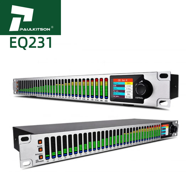 Paulkitson EQ231 DSP Processing Audio Equalizer Board 31-Band Audio Processor Equipment