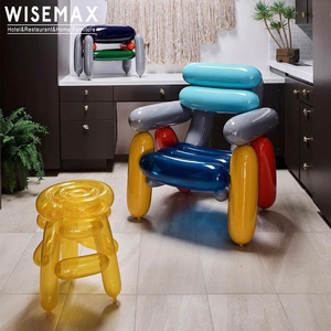 WISEMAX FURNITURE Meubles design INS <span class=keywords><strong>Chaise</strong></span> <span class=keywords><strong>Ballon</strong></span> Table basse colorée en fibre de verre <span class=keywords><strong>Chaise</strong></span> d'appoint Décoration d'intérieur moderne Œuvre d'art - Product Image 3