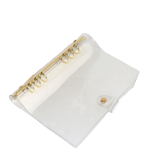 Korean Mini 3-Hole Loose Spiral Notebook for Girls PVC Transparent Case Portable Coil Binder Gift Journal <strong>Book</strong> - Product Image 4