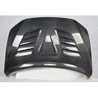 Capot de moteur en Fiber de carbone véritable pour Mitsubishi Lancer EX 2009-2015 mise à niveau vers les pièces de carrosserie de capot avant de voiture de Style VARIES