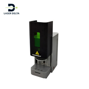 ง่ายต่อการใช้ฝาครอบปิด20W 30W 50W ไฟเบอร์เลเซอร์เครื่องหมายราคาสำหรับโทรศัพท์มือถือจี้เงินทอง - Product Image 1