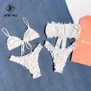 Maillots de bain pour femmes populaires en jacquard, zigzag, push-up, maillots de bain personnalisés, collection de maillots de bain printemps-été 2024 - Product Image 5