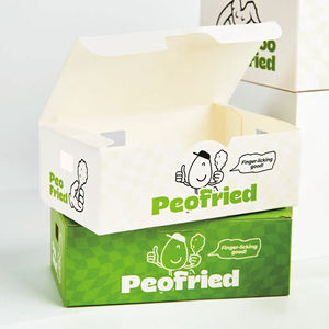 Boîte <span class=keywords><strong>en</strong></span> carton personnalisée pour poulet frit <span class=keywords><strong>KFC</strong></span>, boîte à ouverture facile pour poulet grillé entier, ailes de poulet, riz - Product Image 5