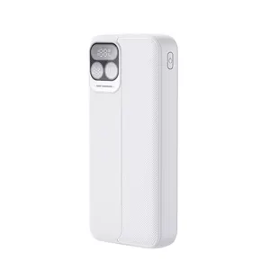 Type C Powerbank 22.5w Pd Charge Rapide 20000mah Portable Haute Capacité Power Bank Niveau de Batterie Affichage Numérique Fabriqué En Chine