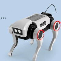 Robot chien intelligent à énergie solaire, jouet éducatif STEM pour les enfants de 4 à 9 ans, unisexe, en plastique, assemblage DIY