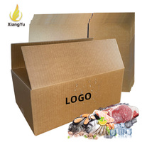 Boîte à télescope en carton ciré personnalisée avec logo imprimé, durable, résistante à l'humidité, pour l'emballage haut de gamme des fruits