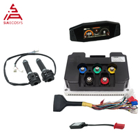 Kits de contrôleurs Fardriver ND72450 pour moto, programmables 450A BLDC avec câble USB, affichage et accélérateur, 3000W-5000W