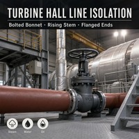 Katup Gerbang Segitiga Flens RF Rising Stem Handwheel A216 WCB Kelas 300 API 600 API 598 untuk Pipa Uap Pembangkit Listrik Langsung dari Pabrik