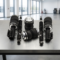 Kit de suspension pneumatique pour Peugeot 307 (2002-2008) avec amortisseurs et ressorts à soufflets pour conversion à suspension pneumatique