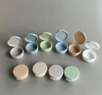Pot en plastique coloré de 1g, 3g, 5g, 10g, petit pot en plastique PP portable