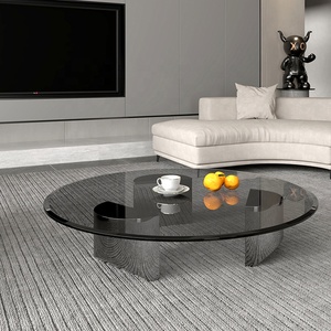 Mesa <span class=keywords><strong>de</strong></span> <span class=keywords><strong>centro</strong></span> <span class=keywords><strong>de</strong></span> cobre redonda para sala <span class=keywords><strong>de</strong></span> estar, mesa <span class=keywords><strong>de</strong></span> <span class=keywords><strong>centro</strong></span> <span class=keywords><strong>de</strong></span> metal circular redonda <span class=keywords><strong>de</strong></span> latón italiano, juego <span class=keywords><strong>de</strong></span> mesa <span class=keywords><strong>de</strong></span> <span class=keywords><strong>centro</strong></span> con base <span class=keywords><strong>de</strong></span> cristal redonda - Product Image 3