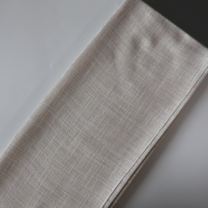 Rollo de tela de cortina de velo transparente de microfibra 100% poliéster, estilo lino liso, de terciopelo tejido de lujo al por mayor para sala de estar, personalizado - Product Image 1