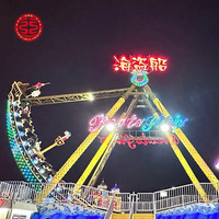Manège Pirate Viking pour Enfants, Attraction de Grande Capacité pour Parcs à Thème et Fêtes Foraines, Équipement de Jeu Extérieur