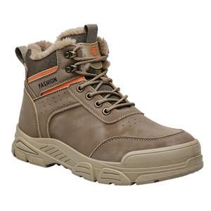 Chaussures de travail respirantes de haute qualité à lacets en tissu velours résistantes à l'huile et sans métal - Product Image 1