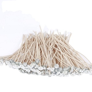 ايكو Pretabbed القطن شمعة الفتيل مع شمع الصويا الطبيعي طلاء - Product Image 1