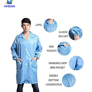 Abbigliamento Antistatico, Indumenti da Lavoro ESD, Camici per Camera Bianca, Tute ESD per Elettronica, Camici da Laboratorio ESD - Product Image 3