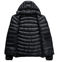 Veste matelassée à bulles L-7XL surdimensionnée, légère et chaude personnalisée pour hommes Veste bouffante Manteau en duvet pour hommes