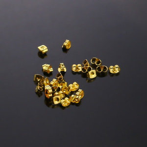 Aceworks ACS055 Plata y Oro Rosa Acero Inoxidable Pendientes Tipo Tapón para Oreja DIY Hechos a Mano Componentes de Joyería con Hebilla de Mariposa - Product Image 3