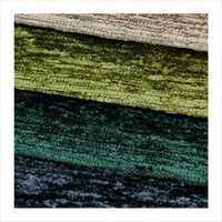 Tissu de luxe en chenille teint en fil pour ameublement et housses de canapé
