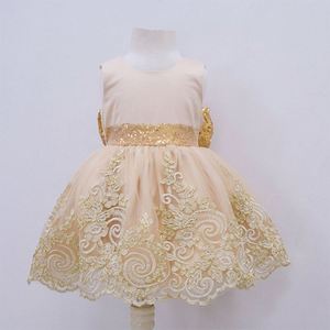 Robe de princesse pour filles Ivy10493A, fleurs espagnoles, haute qualité, avec grand nœud à paillettes, pour fête d'anniversaire - Product Image 3