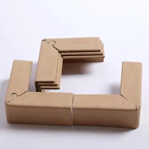 Vergrendelingshoekbescherming L Buigende Randbeschermer Kartonnen Puzzel-Gesneden Randbeschermer V-Board Papier Hoek Voor Verpakkingsbescherming