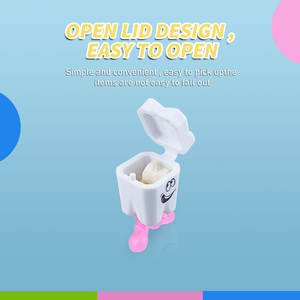 Caja de <span class=keywords><strong>Dientes</strong></span> de Leche de Dibujos Animados, Organizador de <span class=keywords><strong>Dientes</strong></span>, Estuche de Almacenamiento de Plástico para Guardar los <span class=keywords><strong>Primeros</strong></span> <span class=keywords><strong>Dientes</strong></span>, Recuerdo y Regalos para Bebés, MOQ: 500 piezas - Product Image 3