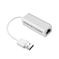 Adaptateur USB-A vers Ethernet, adaptateur réseau 10/100 Mbps, adaptateur Internet LAN filaire RJ45 pour Nintendo MacBook Surface MacOS Linux