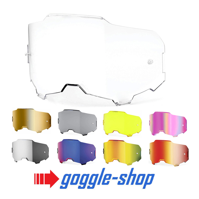 Goggle Lens Night Vision Goggles UV400 Lightweight PC Frame Replaceable Lenses Anti-Dirt Protection Cycling Goggles Parts