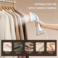 Défroisseur Vapeur Électrique Portable avec Réservoir d'Eau de 300 ml – Machine à Repasser les Vêtements et Détacheur de Plis pour Tissus