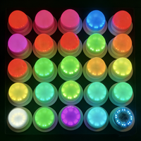 Lampe de table moderne à LED RGBW étanche IP65, alimentée par batterie, avec télécommande, en plastique, pour mariages et fêtes