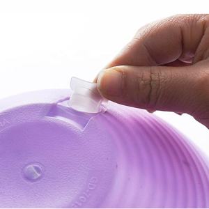 Bac à jardinage rond en rotin, plastique, 1 pièce, pour l'intérieur et l'extérieur, plantes de fleurs, avec chaîne métallique - Product Image 3