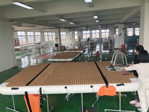 Plataforma Flotante Modular <span class=keywords><strong>para</strong></span> Negocios <span class=keywords><strong>de</strong></span> Alquiler, Plataforma <span class=keywords><strong>de</strong></span> Natación, Plataforma Flotante Inflable, Isla Flotante <span class=keywords><strong>para</strong></span> Diversión Acuática Familiar - Product Image 6