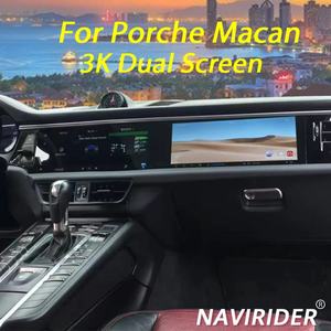Radio para Auto Android para Porsche Macan 2010-2017, Sistema Inteligente de Doble Pantalla para Copiloto, Reproductor Multimedia, Carplay, GPS, BT - Product Image 3