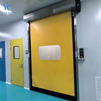 Porte rapide en PVC sur mesure avec fermeture éclair, auto-réparable, pour atelier et salle blanche