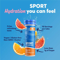 Comprimés effervescents d'électrolytes OLLI Advanced Hydration, nutrition sportive personnalisable pour adolescents et adultes, vitamines, énergie