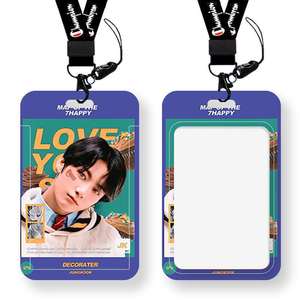 Porta Tessere in Plastica Rigida per Studenti, Lavoratori, Biglietti Autobus, Pass <span class=keywords><strong>Ingresso</strong></span>, con Cordino - Merchandise K-pop Idol - Product Image 6